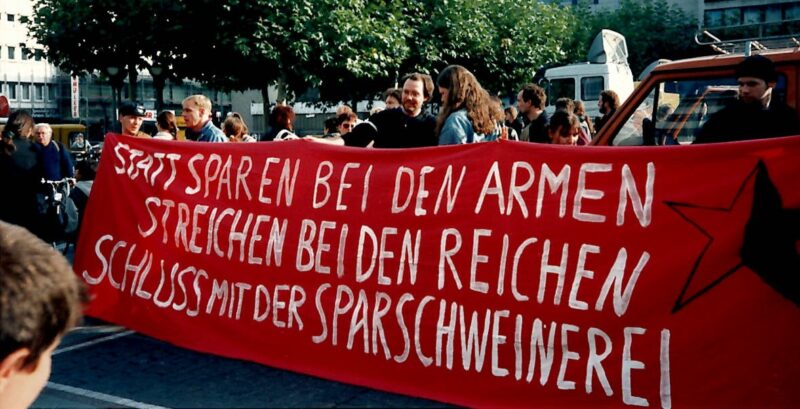 Statt sparen bei den Armen streichen!